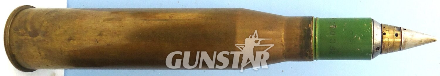 SMK - Sportsmarketing INERT DEACTIVATED. Scarce, Unfired, British 20pr (84x618R) Smoke (SMK) Base Eject Round. Sn - 22846:90  Other Ammunition - {CATEGORY} in 