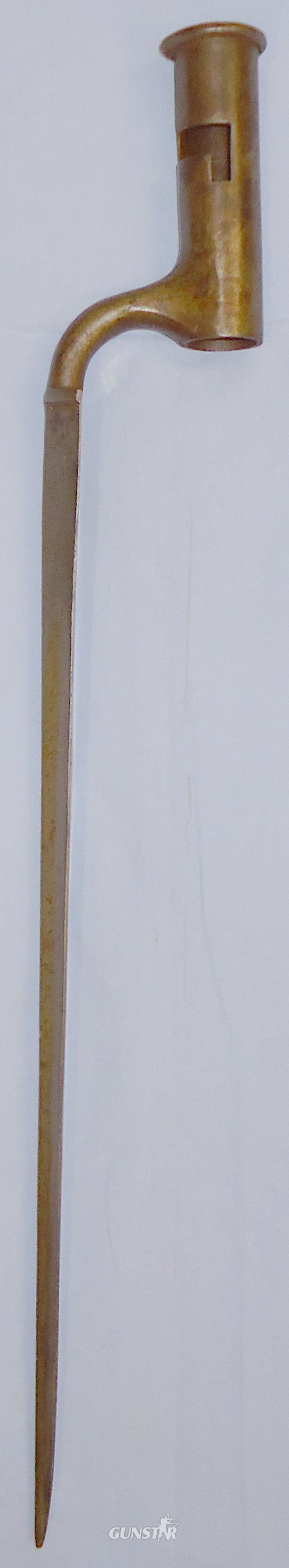 1802-1805 4” Socket Bayonet for the Brown Bess Muzzle Loading Flintlock Muskets by Manufacturer John Gill. BAYO 630 Bayonet in 