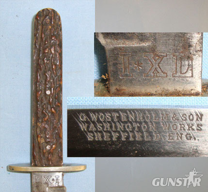  G. Wostenholm Washington Works Sheffield Eng., together with ‘I*XL’ trade mark Knive