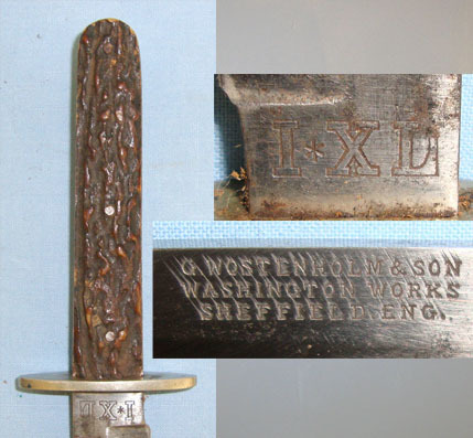  G. Wostenholm Washington Works Sheffield Eng., together with ‘I*XL’ trade mark Knive