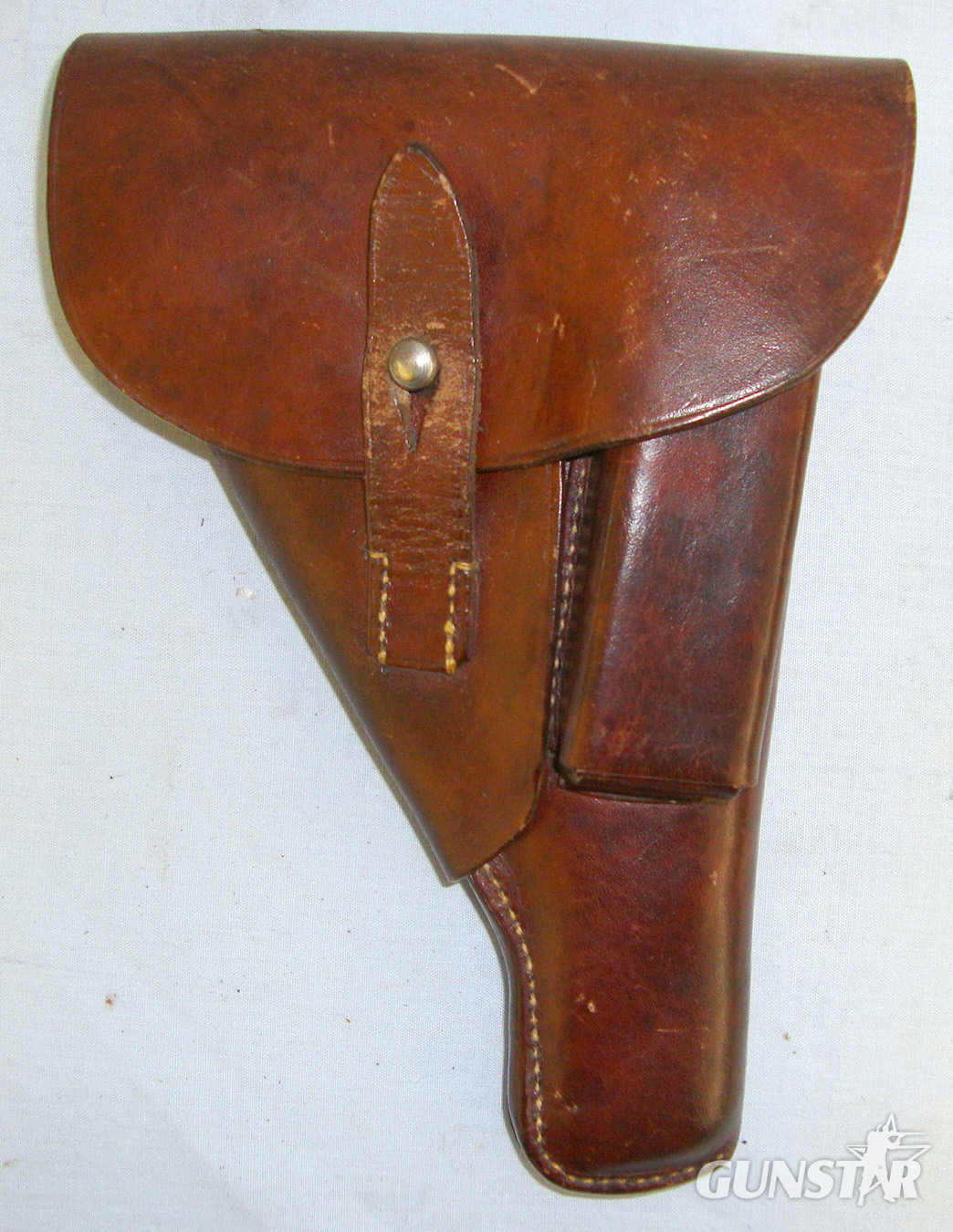 MINT** WW2 1941 Nazi German Holster For Captured & Occupied Belgium Nazi Production Browning Hi Power Model 1935 9mm Calibre Semi Auto Pistols By Sprenger Iserlohn. Sn 20836 Other Accessory in 