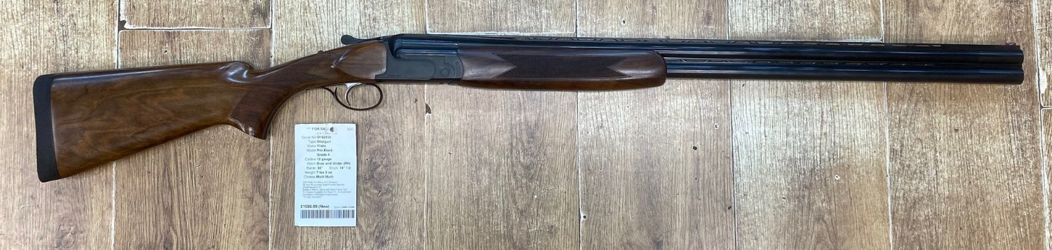 Yildiz Pro Black Grade 4 Over and Under 12 Bore/gauge 