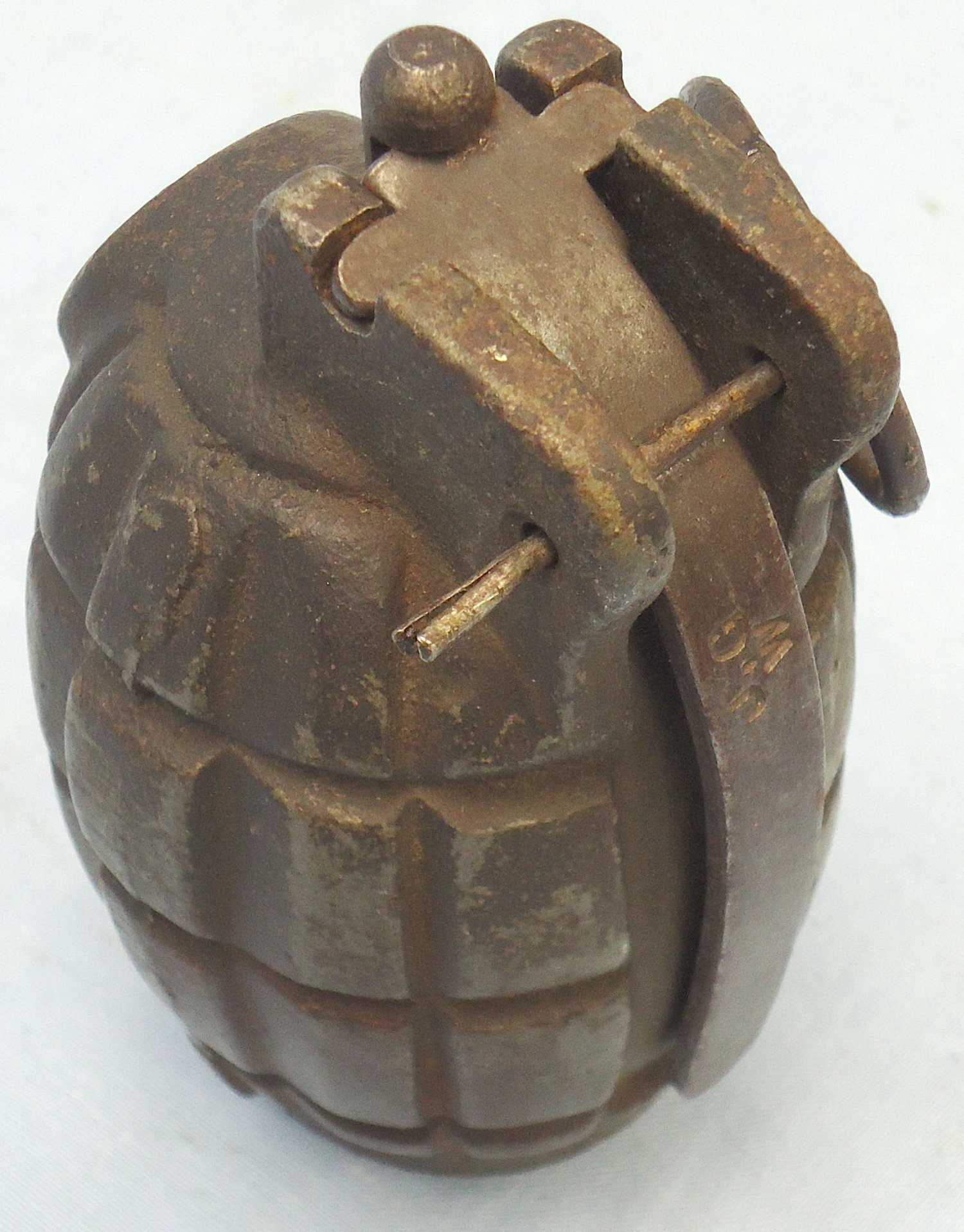 INERT DEACTIVATED. WW1 1917 Dated No.23 MK llI Mills Hand Grenade by J.G.W. (James Gibbons, Wolverhampton). O 2220 INERT DEACTIVATED. WW1 1917 Dated No.23 MK llI Mills Hand Grenade by J.G.W. (James Gibbons, Wolverhampton). O 2220 Various Other Ammunition 