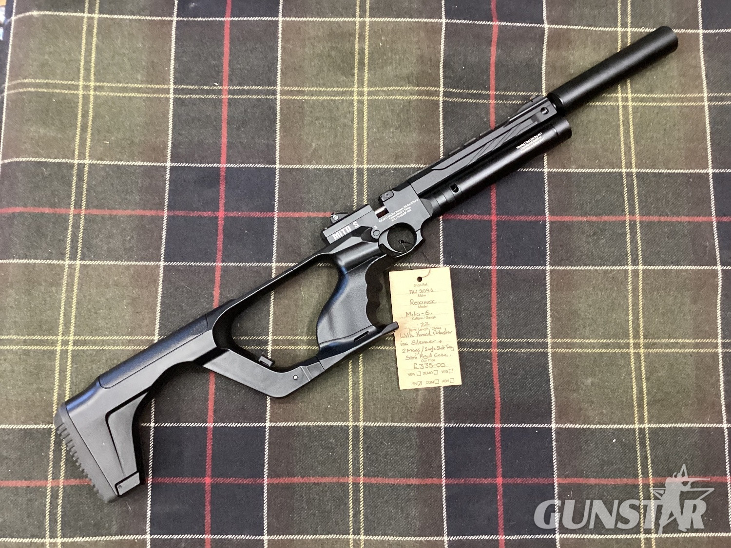 Reximex Mito-s pistol/rifle .22 in 