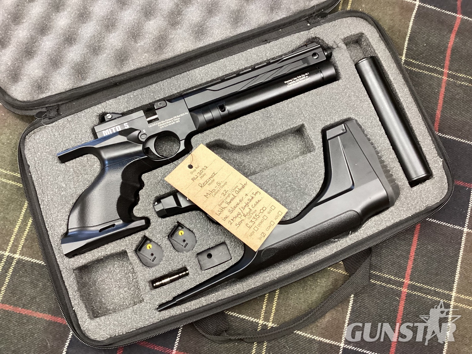  Reximex Mito-s pistol/rifle .22
