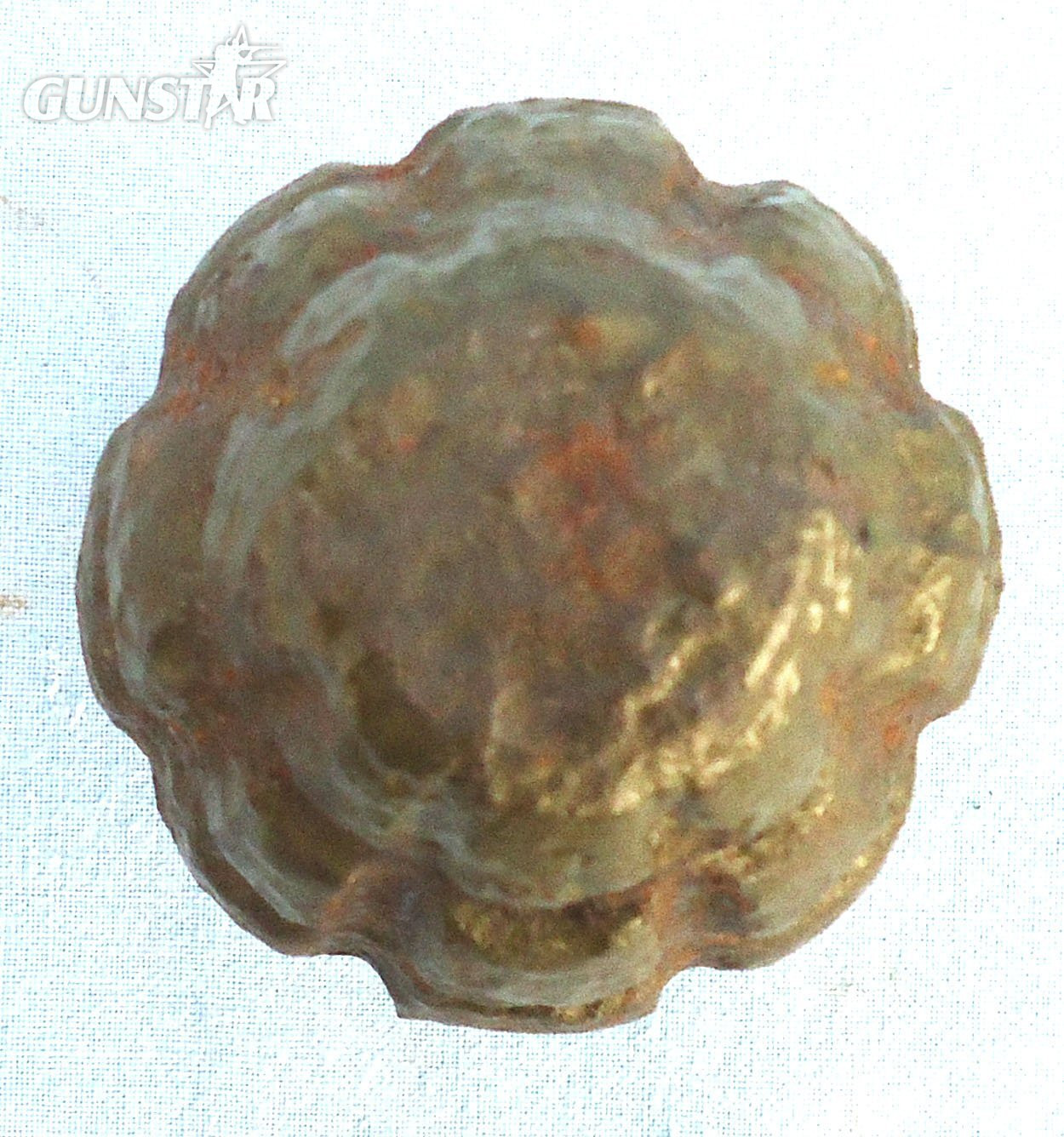 INERT DEACTIVATED. Original Early WW2 American Pineapple Mk 2 High Explosive Hand Grenade. - O 2108 INERT DEACTIVATED. Pineapple Mk 2 High Explosive Hand Grenade. - O 2108  Other Ammunition - {CATEGORY} in 