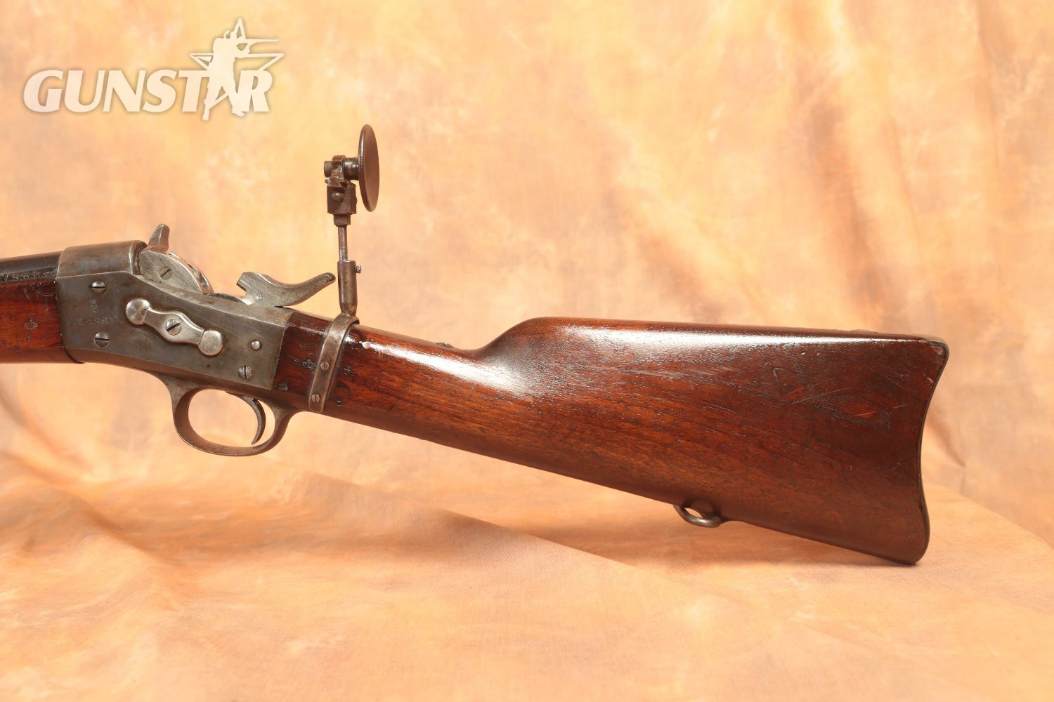 Danish Rolling Block Remington Single Shot Obsolete Rifle