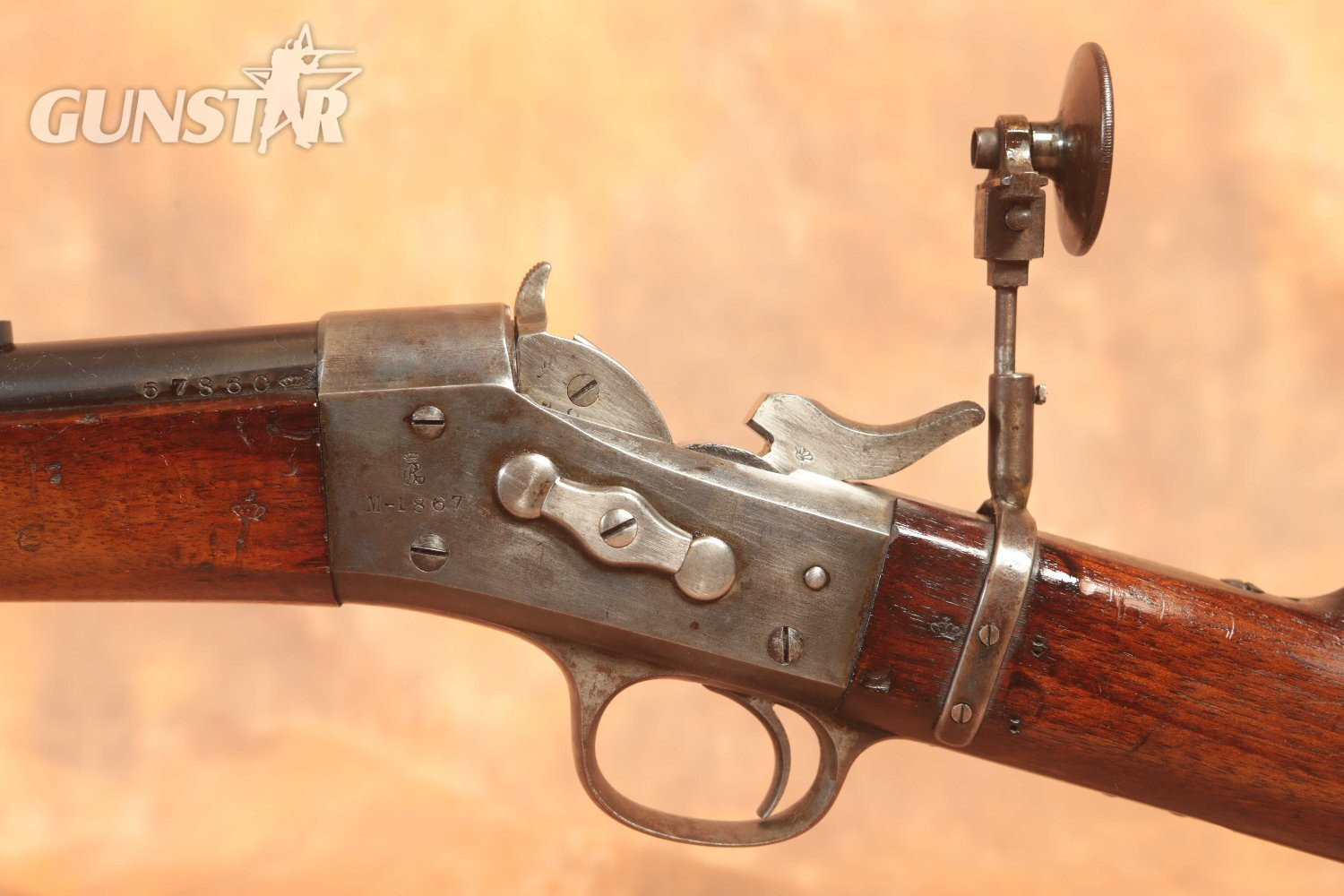  Danish Rolling Block Remington Single Shot Obsolete Rifle