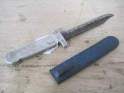 WW1 Trench Art Kitchen Knife - Overall Length 27cm Antique & Militaria