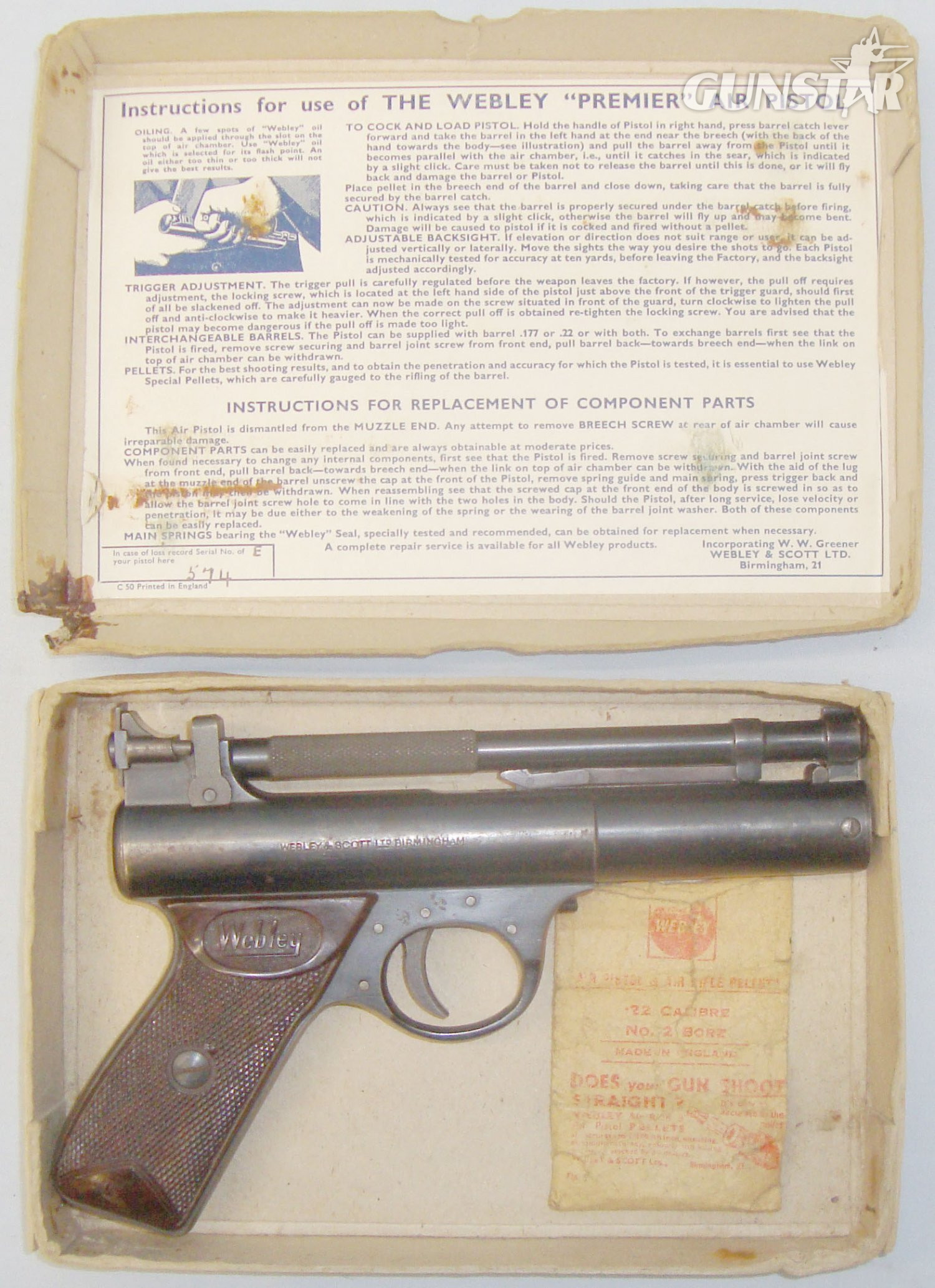 Webley & Scott Premier (E Series) .22