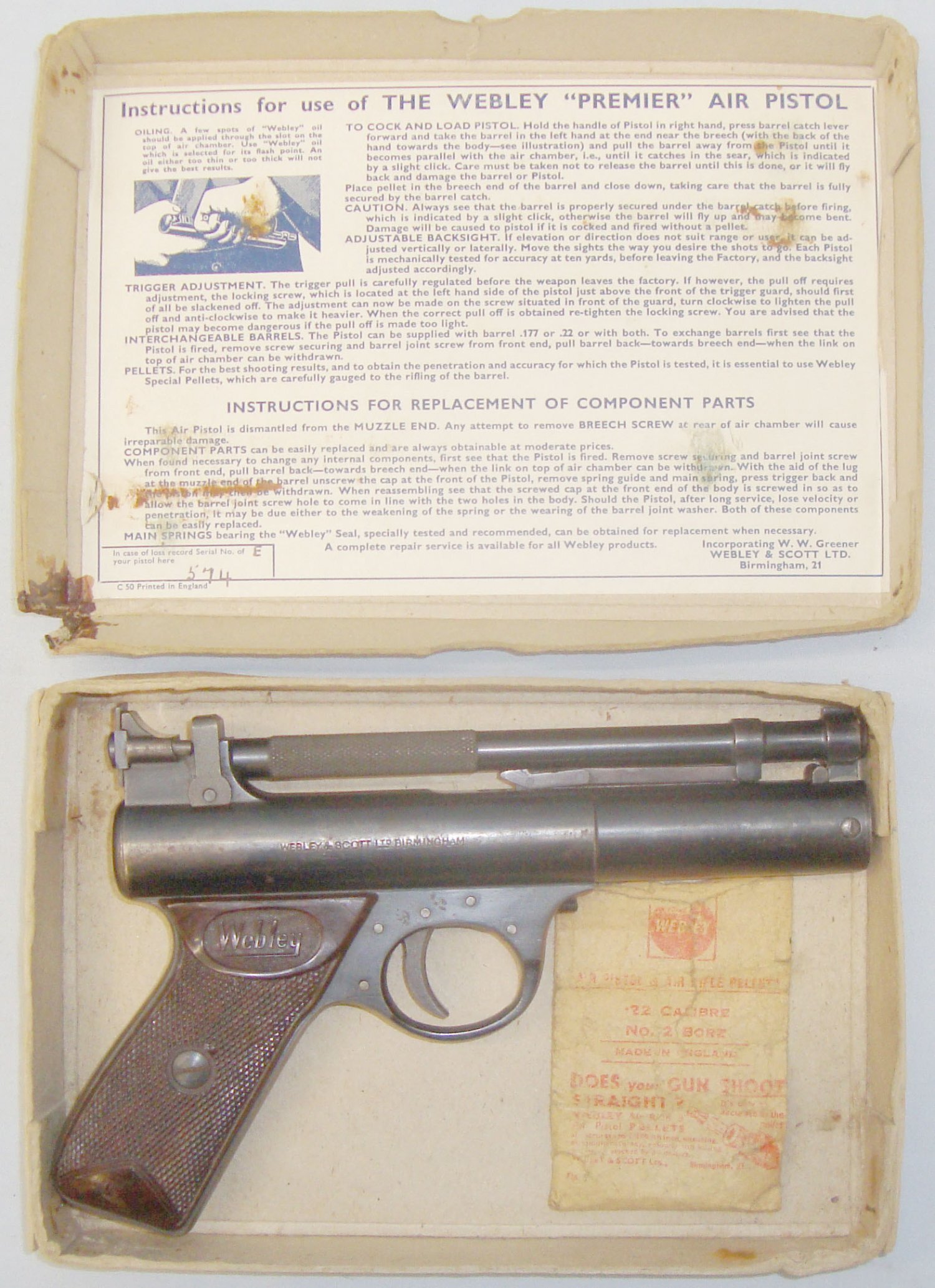 Webley & Scott Premier (E Series) .22