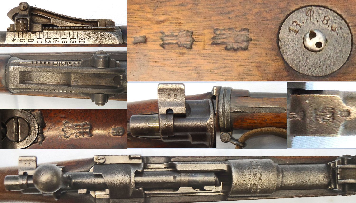  WW1, 1909 Dated, Imperial German, DWM Mauser G98, 7.92mm Calibre, Infantry Rifle. (Matching Numbers). **UK 2015 DEACTIVATION**. Sn - 23265:3 WW1, 1909 Dated, Imperial German, DWM Mauser G98, 7.92mm Calibre, Infantry Rifle. (Matching Numbers). **UK 2015 DEACTIVATION**. Sn - 23265:3 Bolt Action None Rifle