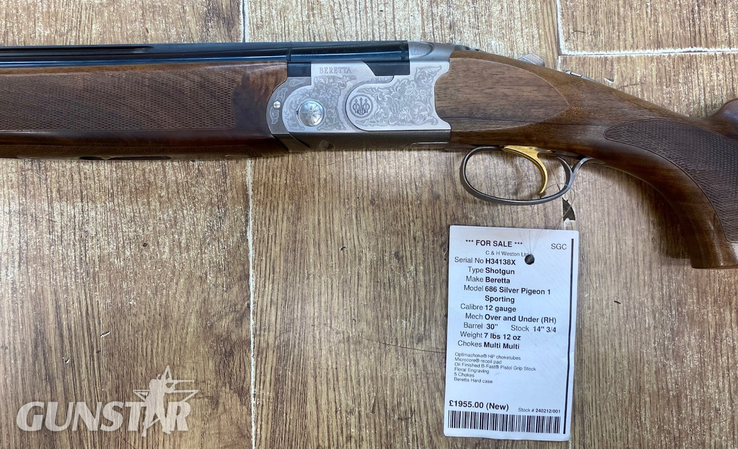 Beretta SILVER PIGEON 1 Over and Under 12 Bore/gauge