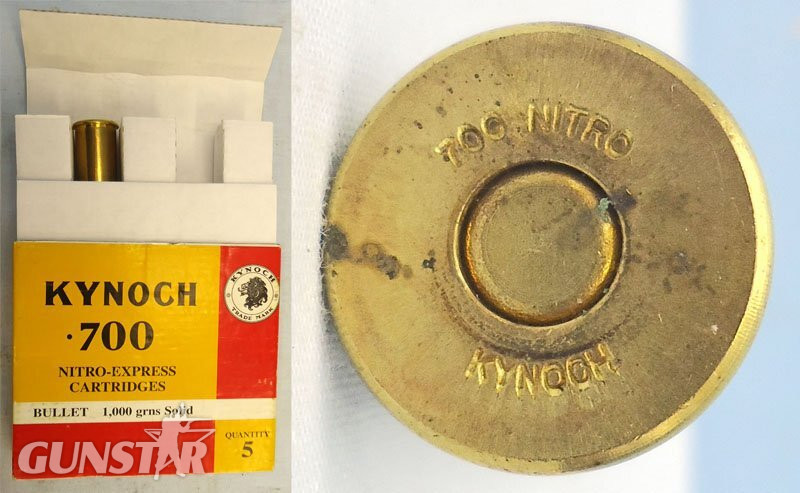 Holland & Holland 700 Nitro Express (17.8×89R), (700 H&H (Holland & Holland)) Big Game Round & Kynoch Box. Sn - 22787:16  Other Ammunition