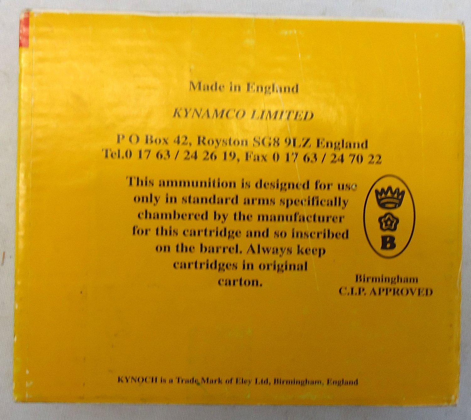 {CATEGORY} - Holland & Holland 700 Nitro Express (17.8×89R), (700 H&H (Holland & Holland)) Big Game Round & Kynoch Box. Sn - 22787:16  Other Ammunition