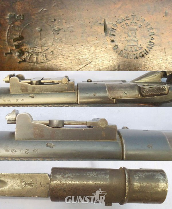  T. Turner & Sons MINT BORE. British Tower, 1859 Dated, Snider Conversion MK III .577 Obsolete Calibre, Pattern 1853, 3 Band Rifle by Thomas Turner, Birmingham, Pattern 1853 Bayonet & 1 Inert Deactivated Round. Sn - 22764 Single Shot .577 Snider Rifle