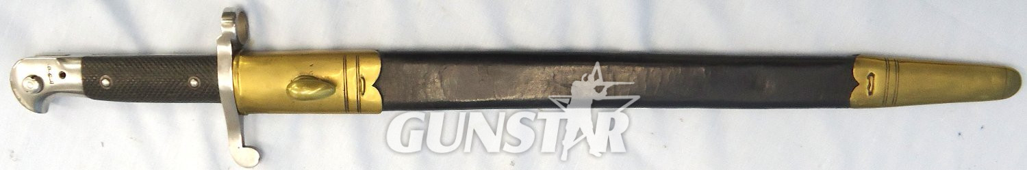 British, Martini Henry Mark 3 Sword Bayonet & Scabbard by the Wilkinson Sword Company, London. Sn - 23239 Bayonet - {CATEGORY}