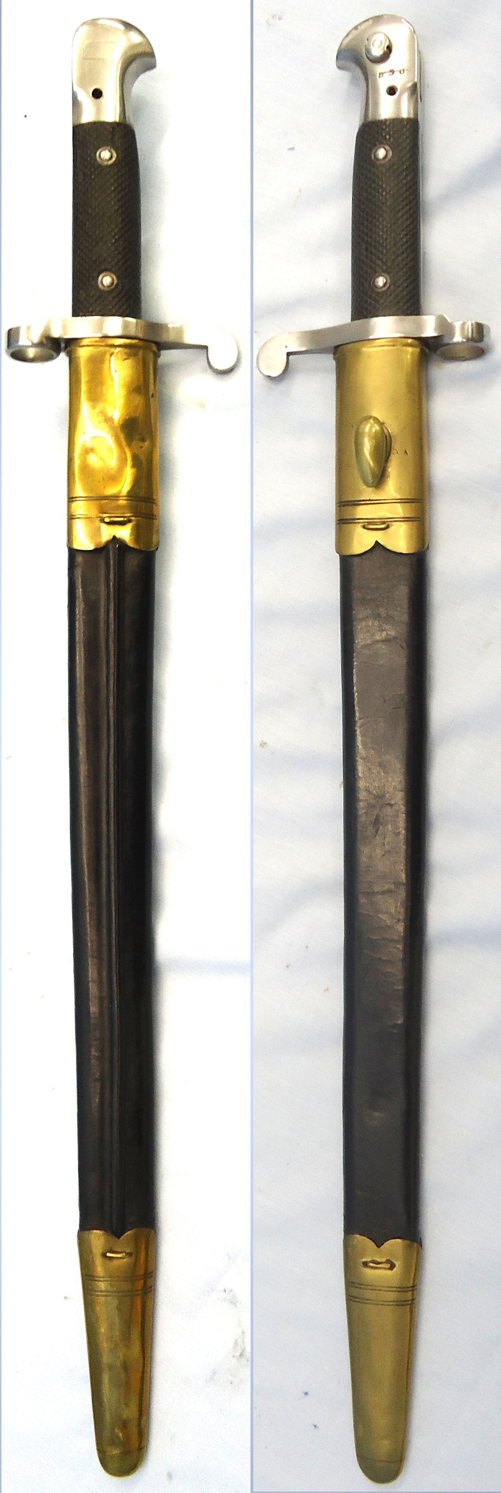  British, Martini Henry Mark 3 Sword Bayonet & Scabbard by the Wilkinson Sword Company, London. Sn - 23239 Bayonet