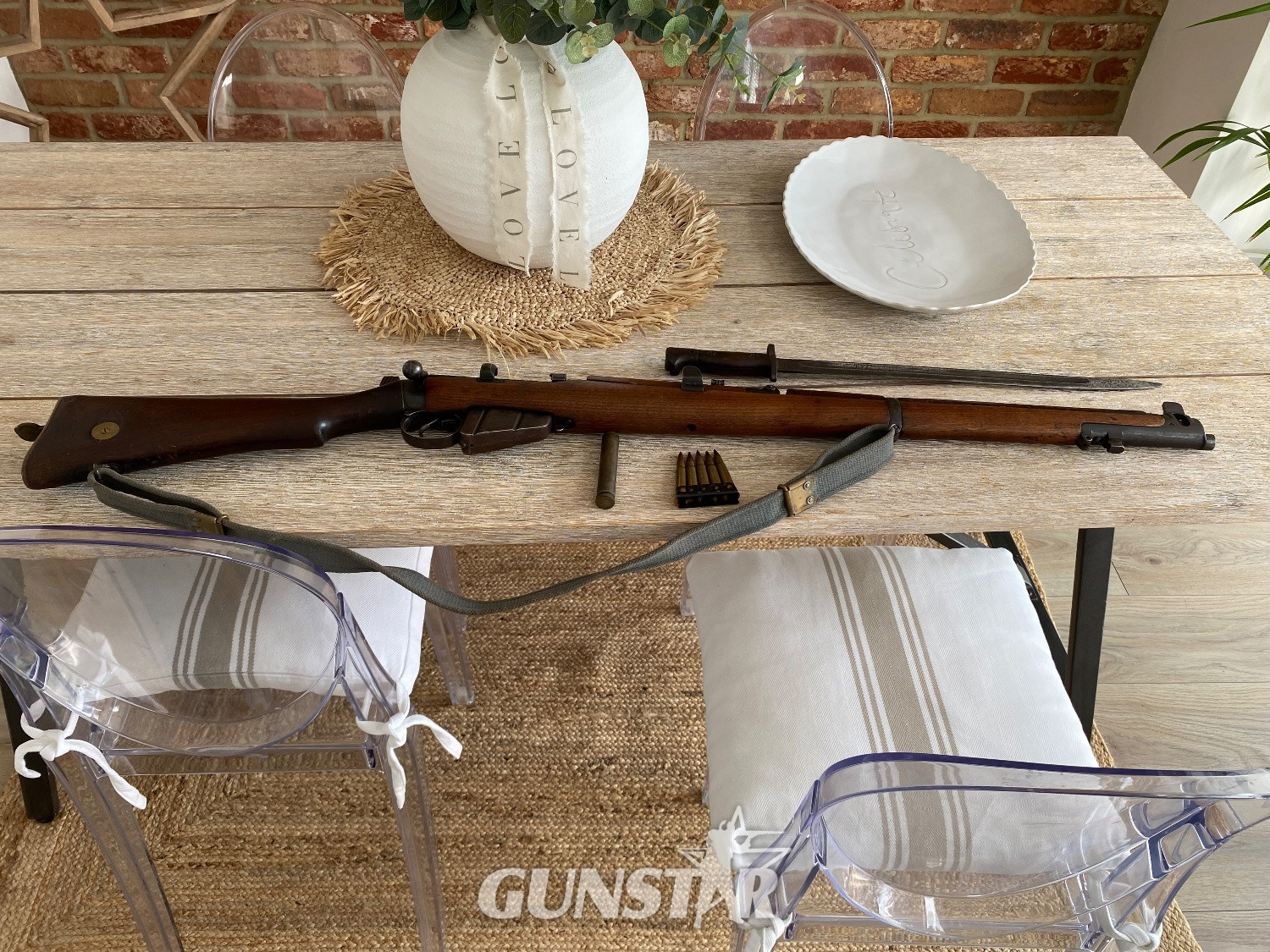 Lee Enfield Mark 111 Bolt Action .303 Rifle in 