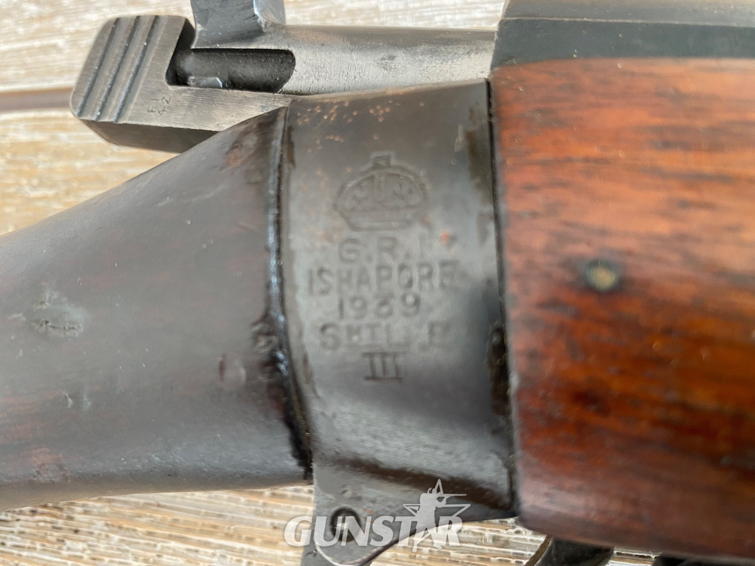 Lee Enfield Mark 111 Bolt Action .303 Rifle - {CATEGORY} in 