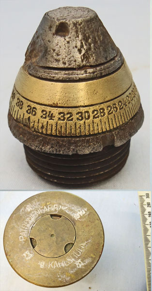 INERT DEACTIVATED. Unfired, German WW1, 1916 Dated 6cm S Bts K L/21. (60x64R) Boat Gun High Explosive (HE) Round. - O 1824 INERT DEACTIVATED. Unfired, German WW1, 1916 Dated 6cm S Bts K L/21. (60x64R) Boat Gun High Explosive (HE) Round. - O 1824  Other Ammunition