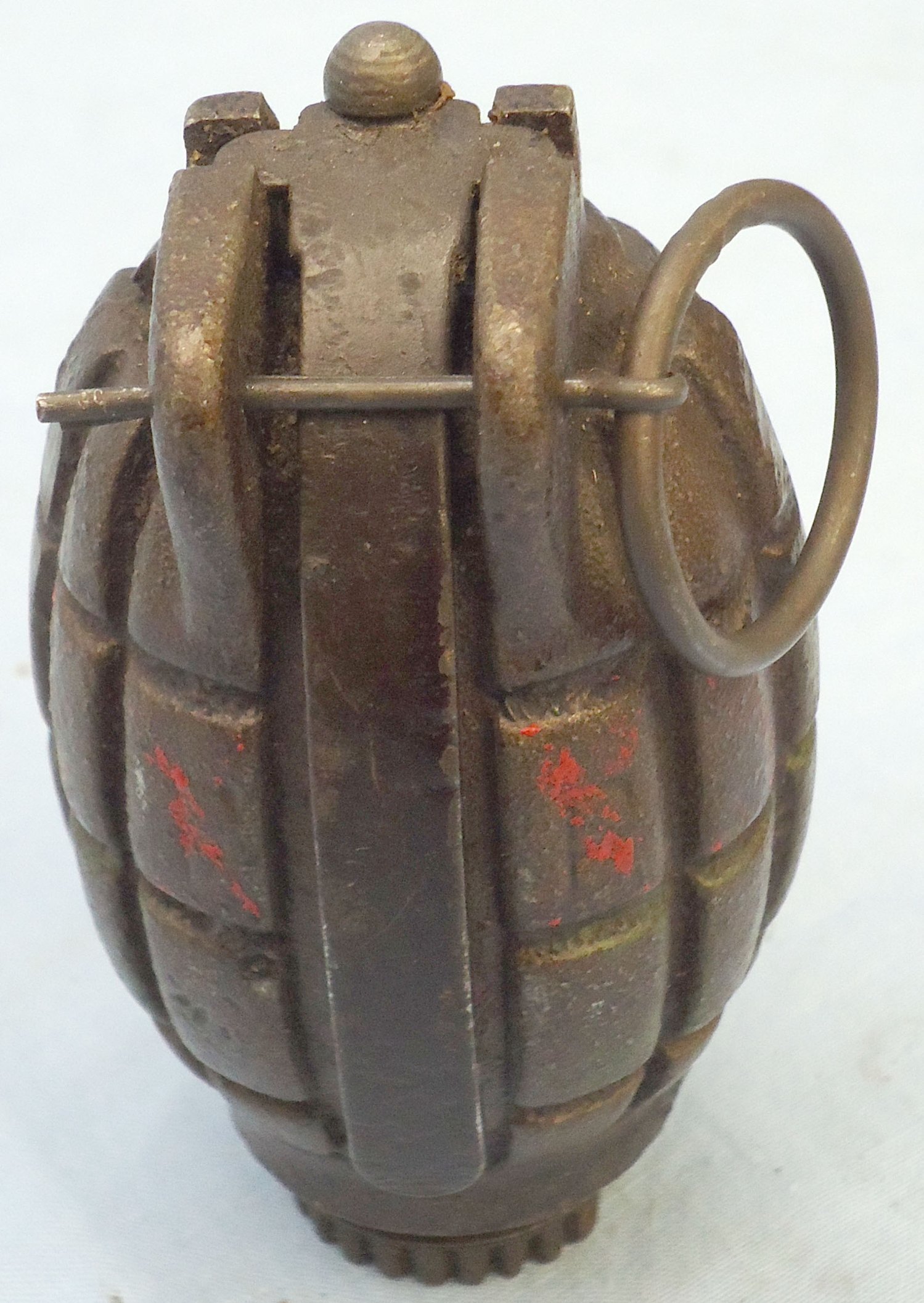 {CATEGORY} - INERT DEACTIVATED. WW2, 1944 Dated, Mills No 36M MK1, Hand Grenade. - O 2107 Mills No 36M MK1, Hand Grenade. - O 2107  Other Ammunition in 