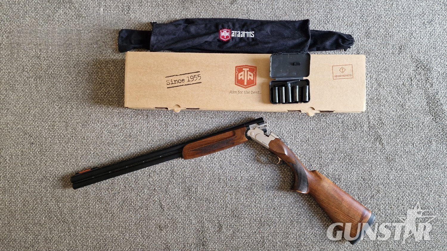 ATA Arms SP Nickel Sporter Over and Under 12 Bore/gauge in 