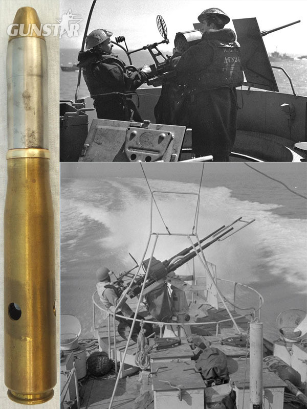 INERT DEACTIVATED. This is a WW2, 1943 Dated, Unfired American Oerlikon 20MM/70 Mark III, (20x110RB) Anti-Aircraft Gun H.E. (High Explosive) Drill Round. - O 1983 INERT DEACTIVATED. This is a WW2, 1943 Dated, Unfired American Oerlikon 20MM/70 Mark III, (20x110RB) Anti-Aircraft Gun H.E. (High Explosive) Drill Round. - O 1983  Other Ammunition in 