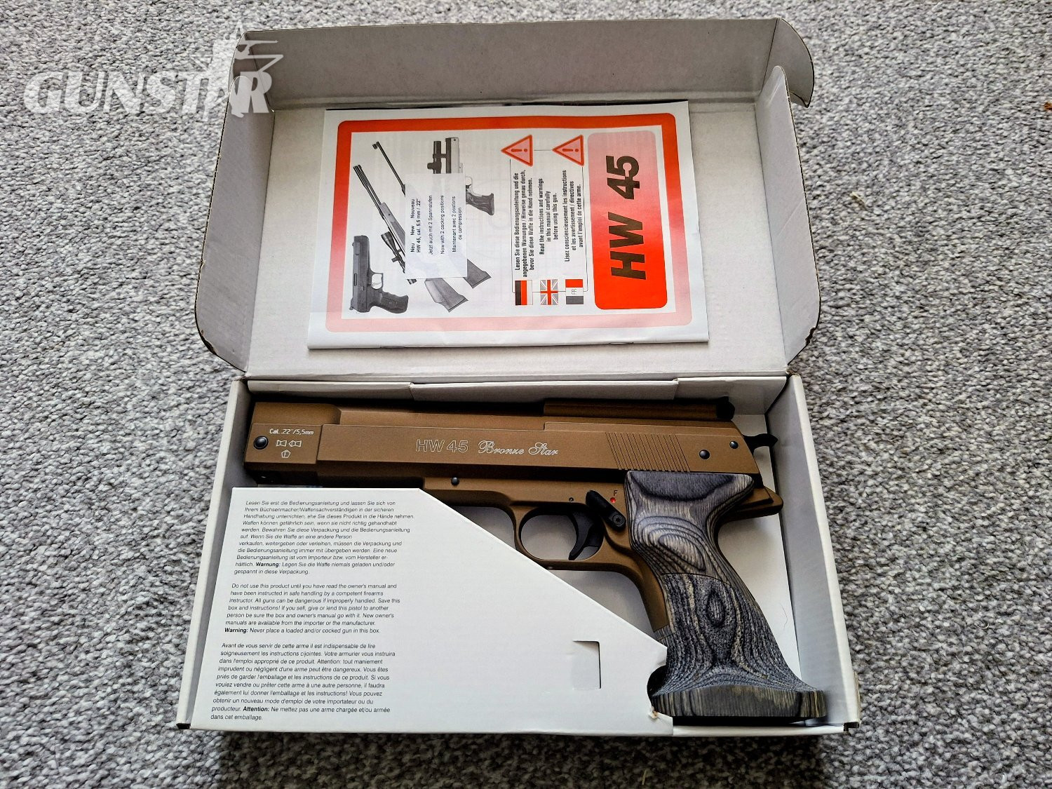  Weihrauch HW45 Bronze Star .22
