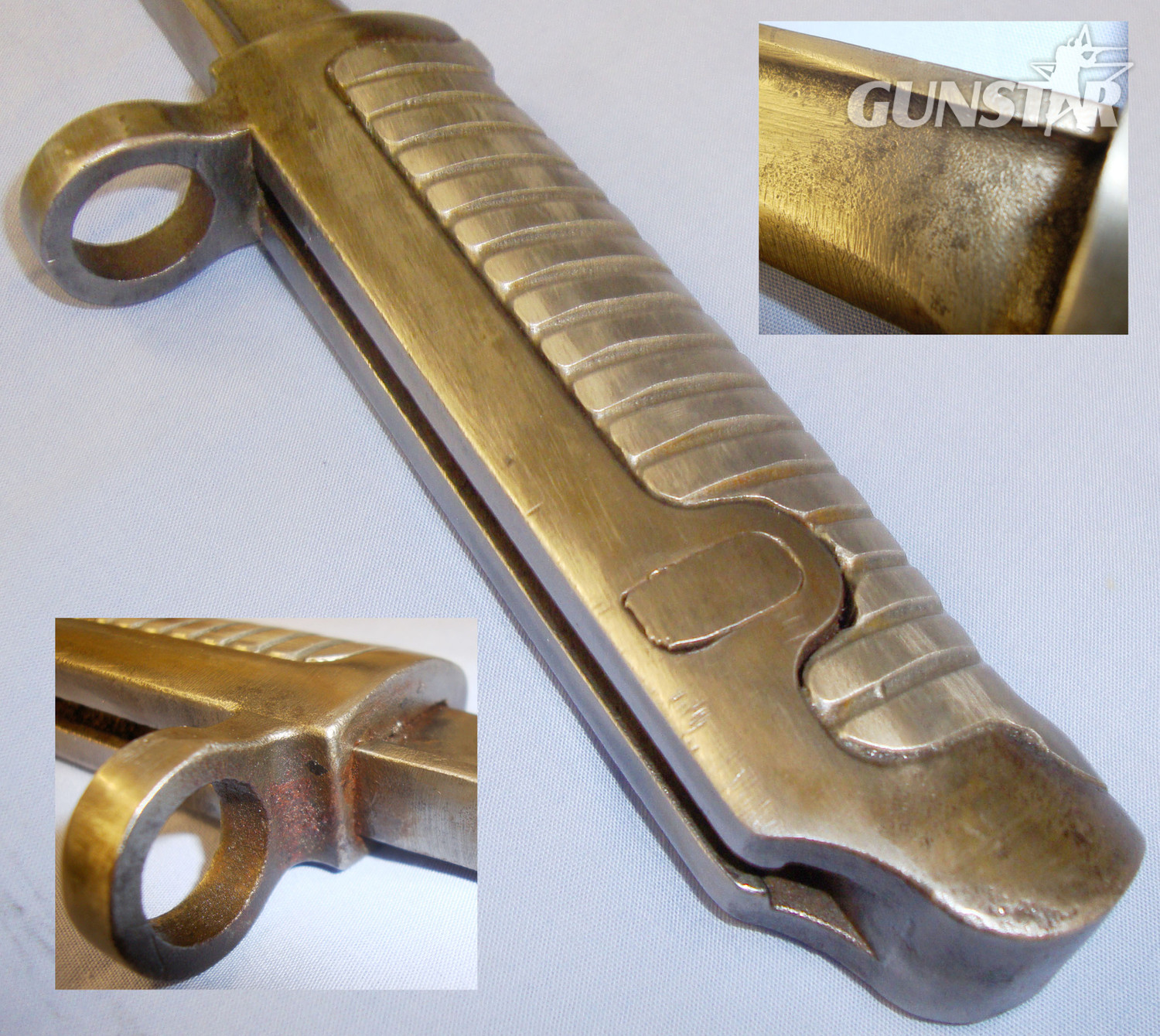 Early/Scarce* Danish M1915 Bayonet for the ‘Krag Jorgensen Rifle’ and Steel Scabbard. 20821:1. Bayonet
