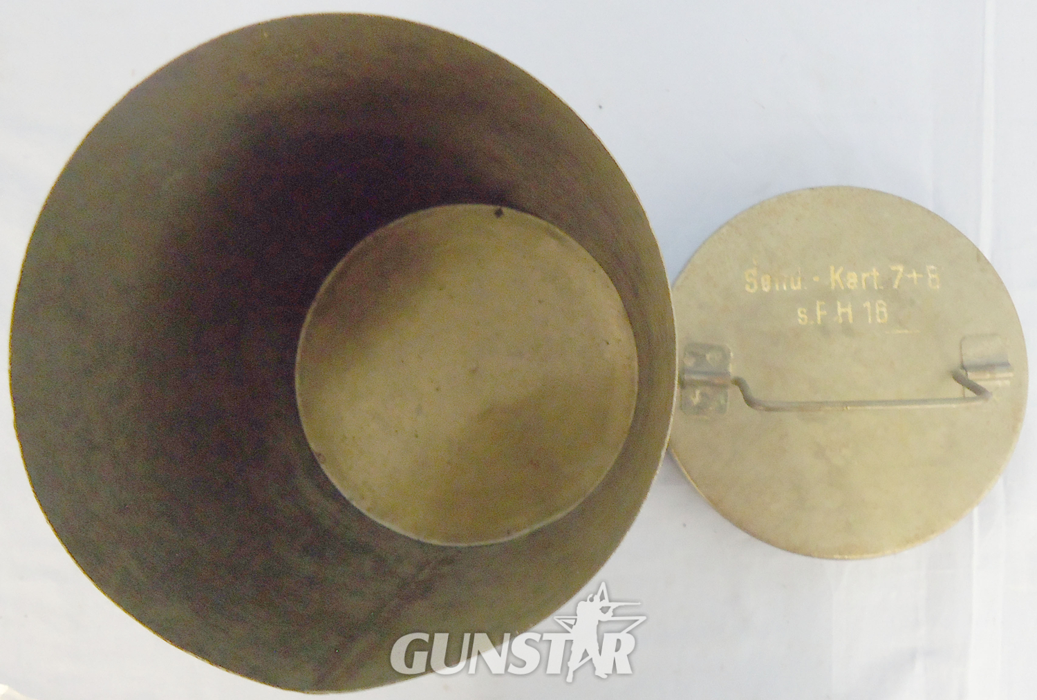  WWII German Booster Charge Container For The 15 cm Schwere Feldhaubitze 18 or sFH 18 WWII Booster Charge Container For The 15 cm Schwere Feldhaubitze 18 or sFH 18 ( Antique & Militaria