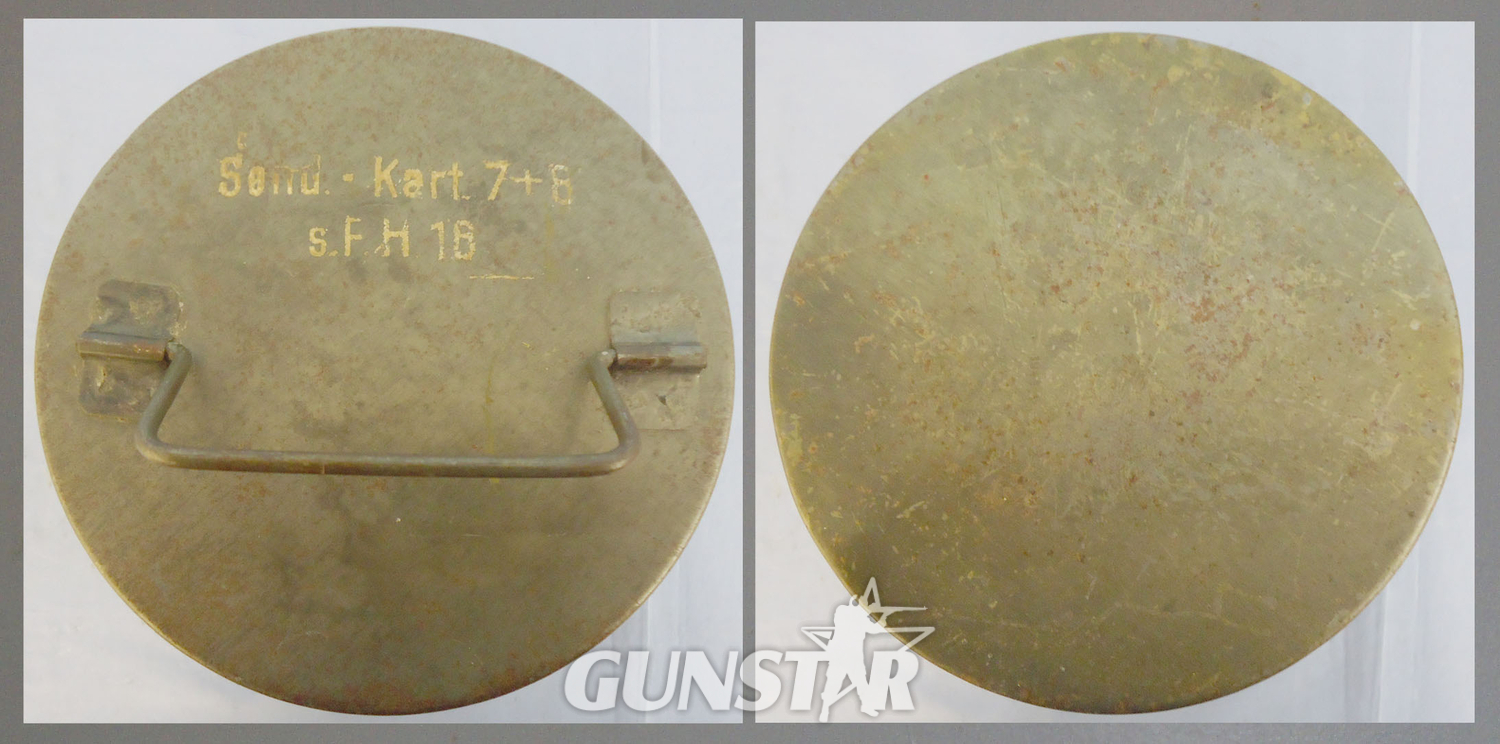 WWII German Booster Charge Container For The 15 cm Schwere Feldhaubitze 18 or sFH 18 WWII Booster Charge Container For The 15 cm Schwere Feldhaubitze 18 or sFH 18 ( Antique & Militaria