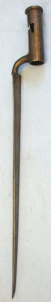 British Land Pattern Socket Bayonet For The Flintlock Brown Bess Musket. Bayonet