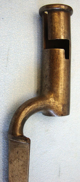  British Land Pattern Socket Bayonet For The Flintlock Brown Bess Musket. Bayonet