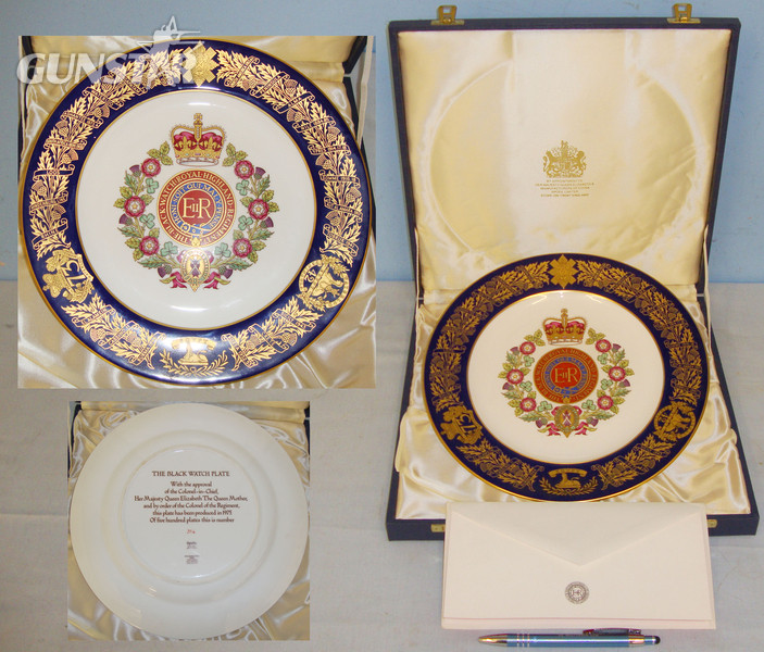 Ltd Edition* Black Watch Bone China Commemorative Plate Ltd Edition- No 314 of only 500 made - Manufactured by Spode. MISC 830. Ltd Edition* Black Watch Bone China Commemorative Plate Ltd Edition- No 314 of only 500 made - Manufactured by Spode. MISC 830. Other Accessory in 