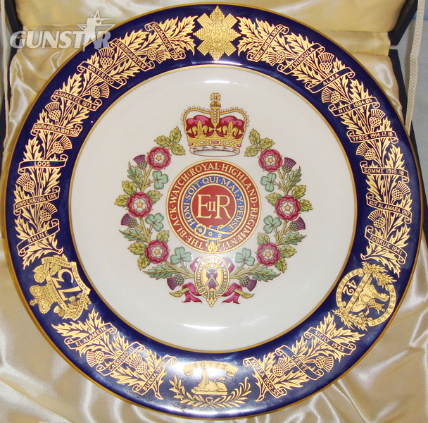 Ltd Edition* Black Watch Bone China Commemorative Plate Ltd Edition- No 314 of only 500 made - Manufactured by Spode. MISC 830. Ltd Edition* Black Watch Bone China Commemorative Plate Ltd Edition- No 314 of only 500 made - Manufactured by Spode. MISC 830. Other Accessory