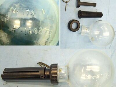 INERT DEACTIVATED. RARE, British WW2, 1942 Dated, Number 74 Mark I (Sticky Bomb) Anti-Tank Hand Grenade. Sn - 22846:77 INERT DEACTIVATED. RARE, British WW2, 1942 Dated, Number 74 Mark I (Sticky Bomb) Anti-Tank Hand Grenade. Sn - 22846:77  Other Ammunition