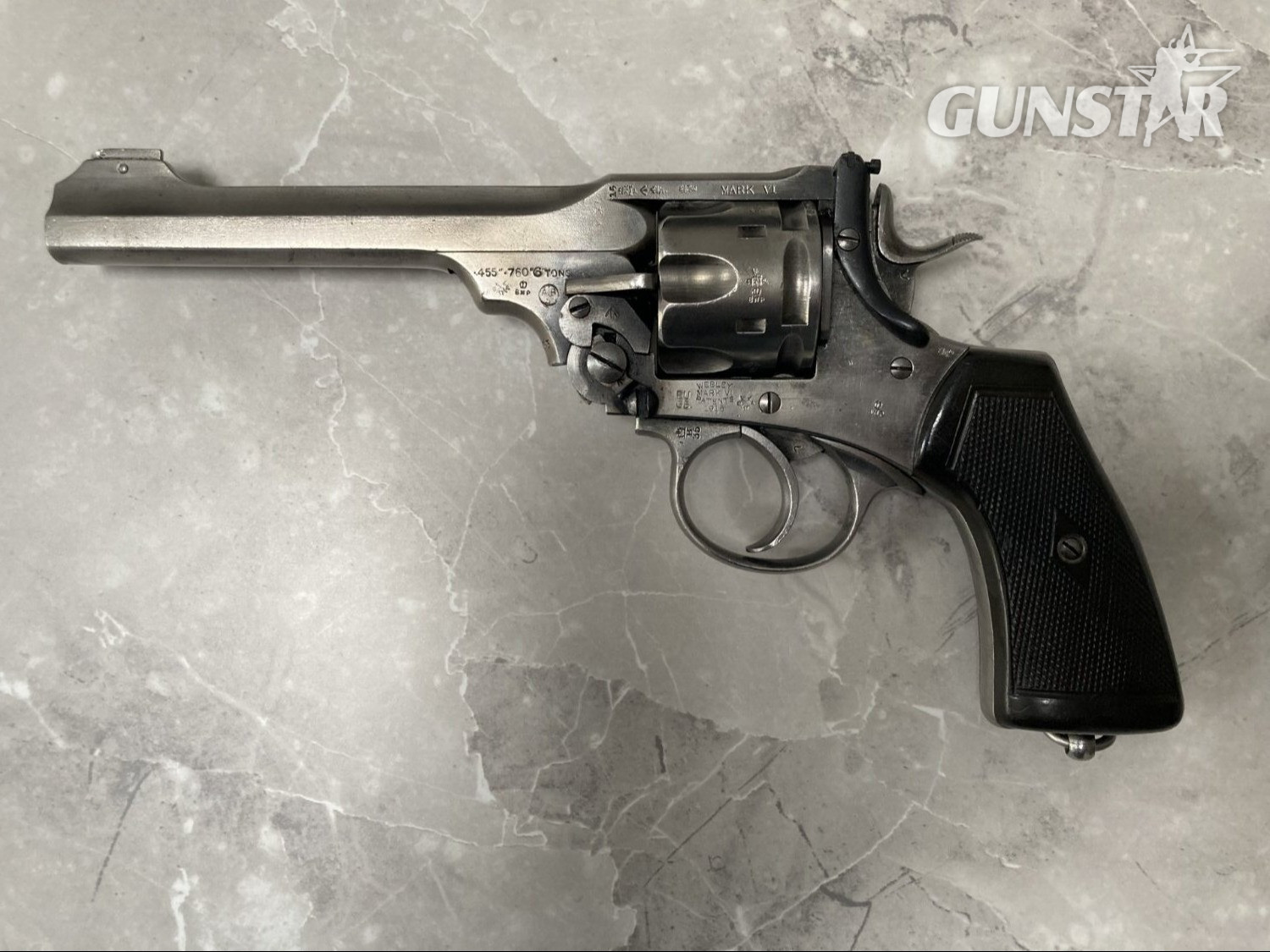 Webley & Scott MKVI .455 Webley Revolver in 
