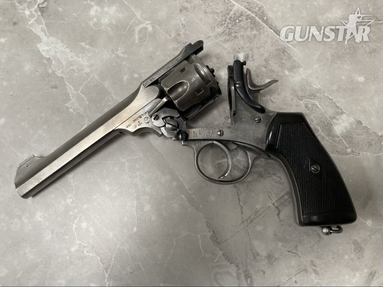  Webley & Scott MKVI .455 Webley Revolver
