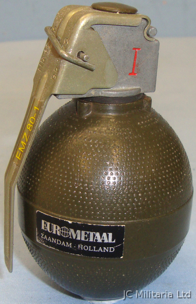 *Inert* Dutch ‘NR20C1’ Fragmentation Grenade. 18210:33 *Inert* Dutch ‘NR20C1’ Fragmentation Grenade. 18210:33  Other Ammunition in 
