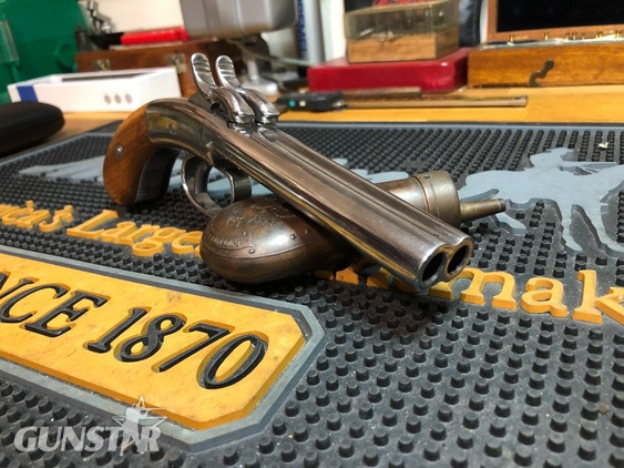 Hoppe’s ETHAN ALLEN SXS DERRINGER .36 Cal Muzzleloader Deringer in 