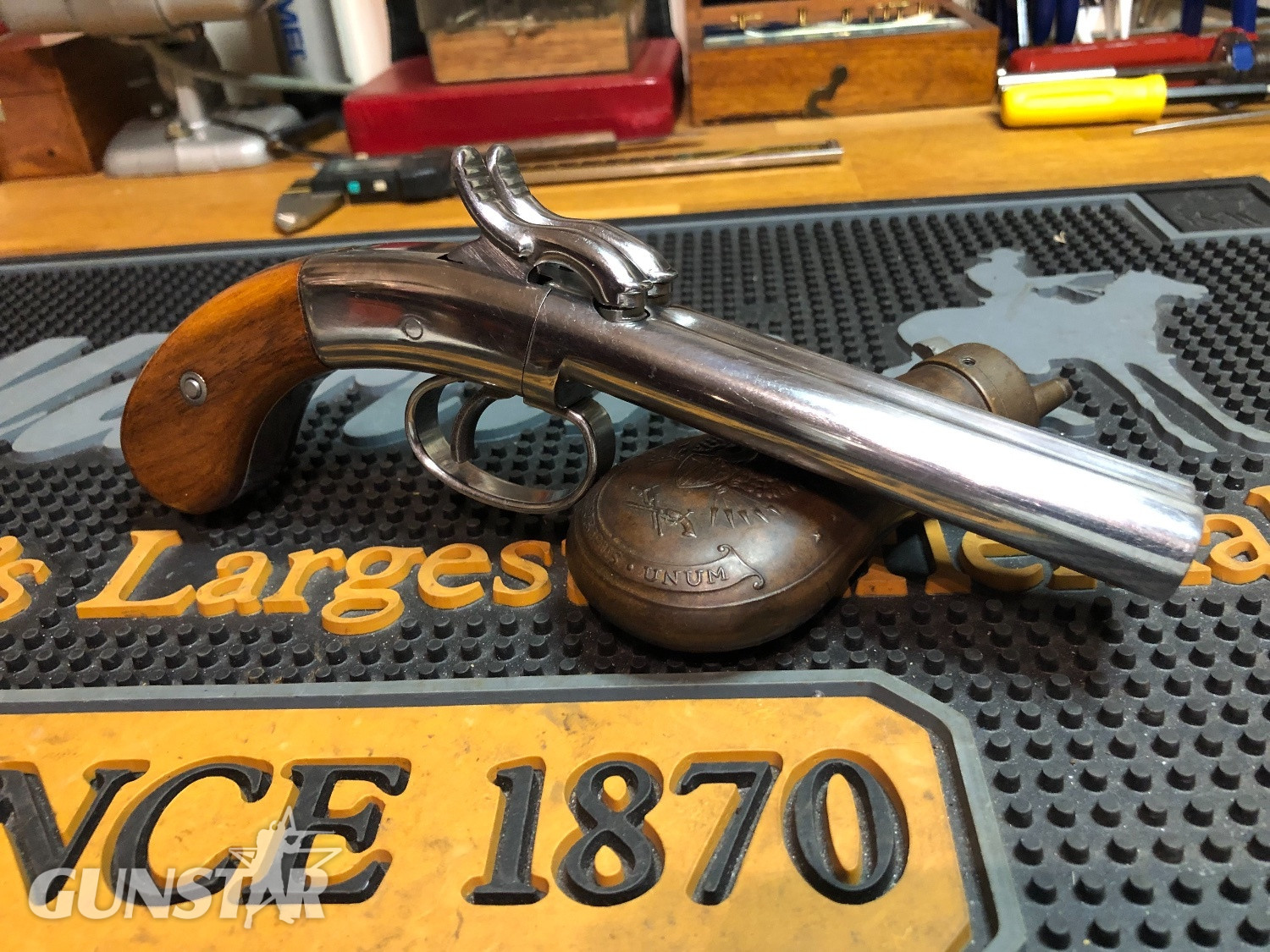Hoppe’s ETHAN ALLEN SXS DERRINGER .36 Cal Muzzleloader Deringer