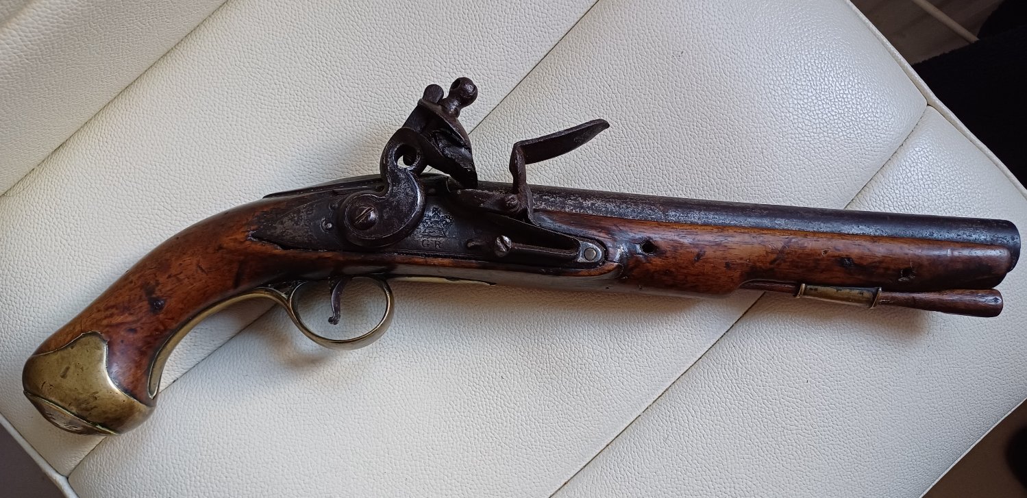 Lefaucheux type UK Obsolete Revolver - {CATEGORY} in 