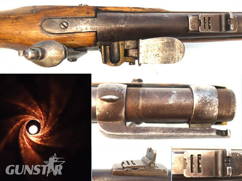  Norwegian Model 1774 .750” Caliber Jager Flintlock Antique Rifle. Sn 23635 Norwegian Model 1774 .750” Caliber Jager Flintlock Antique Rifle. Sn 23635 Muzzleloader Various Rifle