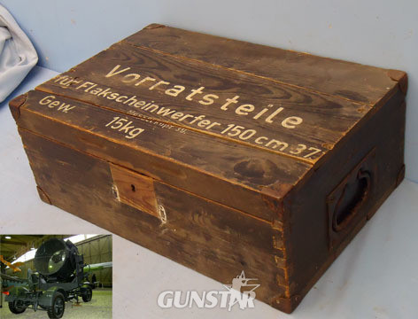 dda, 150cm Anti-Aircraft Searchlight (Flakscheinwerfer 150 cm37) Spare Parts Woo German 150cm Anti-Aircraft Searchlight (Flakscheinwerfer 150 cm37) Spare Parts W Antique & Militaria in 