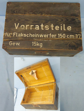  dda, 150cm Anti-Aircraft Searchlight (Flakscheinwerfer 150 cm37) Spare Parts Woo German 150cm Anti-Aircraft Searchlight (Flakscheinwerfer 150 cm37) Spare Parts W Antique & Militaria
