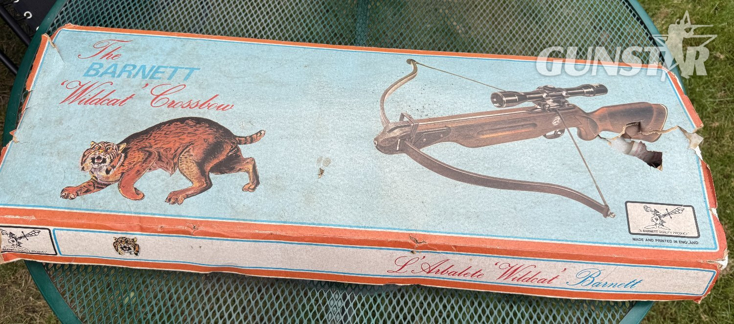 Vintage Barnett 'Wildcat' Crossbow – Original Box & Bolts (Made in England)  Crossbows and Bows