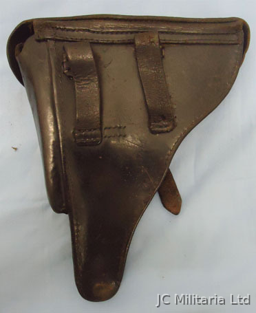 WW2 Nazi German Officer\'s Leather Hard Case Holster For Luger 9mm Parabellum Pi Leather Hard Case Holster For Luger 9mm Parabellum Pistols Care & Storage