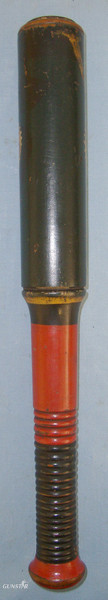  1830-1837 British William IV Hand Painted Police Constabulary Tip Staff / Truncheon  Other Accessory