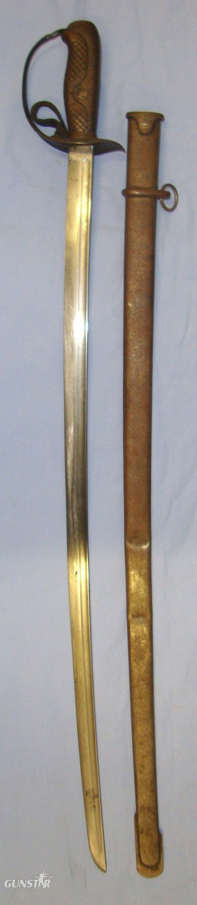 WW2 Era Japanese Type 32 Army & Mounted Infantry Trooper’s Sword & Scabbard. Sn 23353 Sword in 